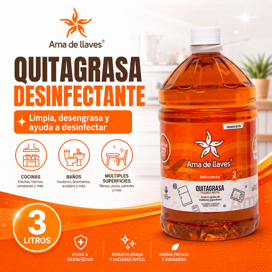 Quitagrasa Desinfectante