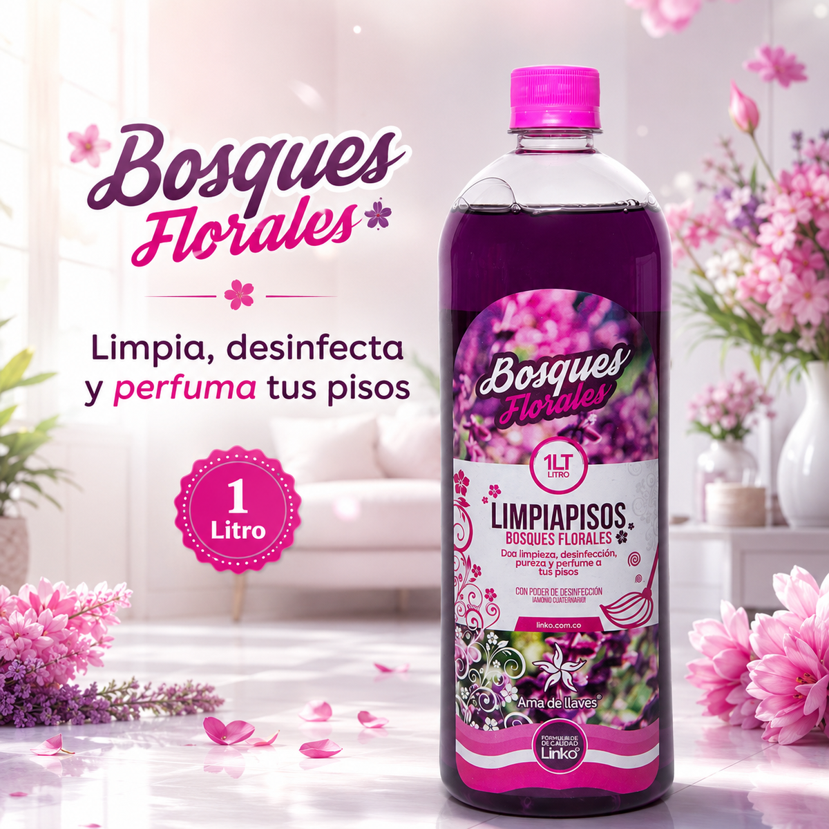 Limpiador Desinfectante aroma "Bosques Florales"